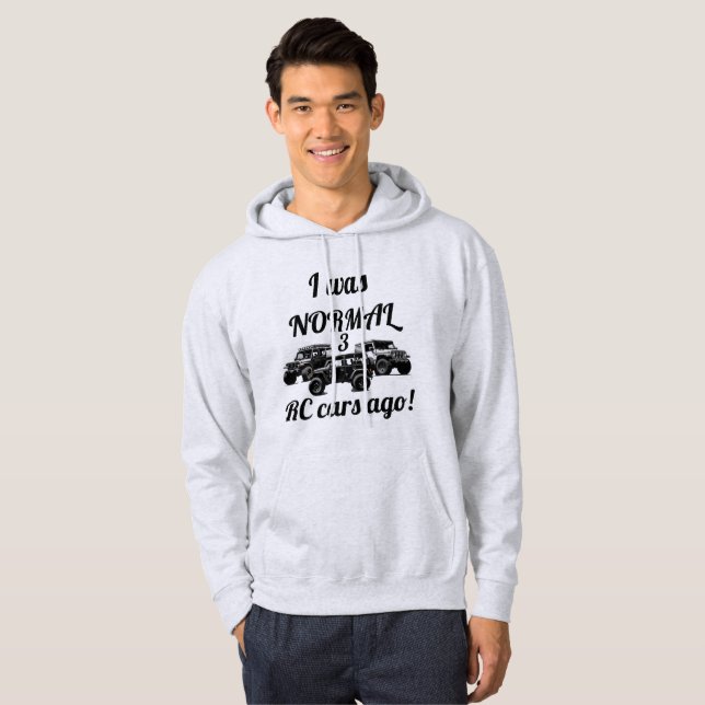 Funny RC-bil Hoodie (Hel framsida)