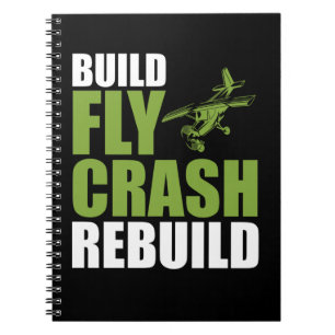 Funny RC-flygarpilot kontrollerad modell Flygplan Anteckningsbok