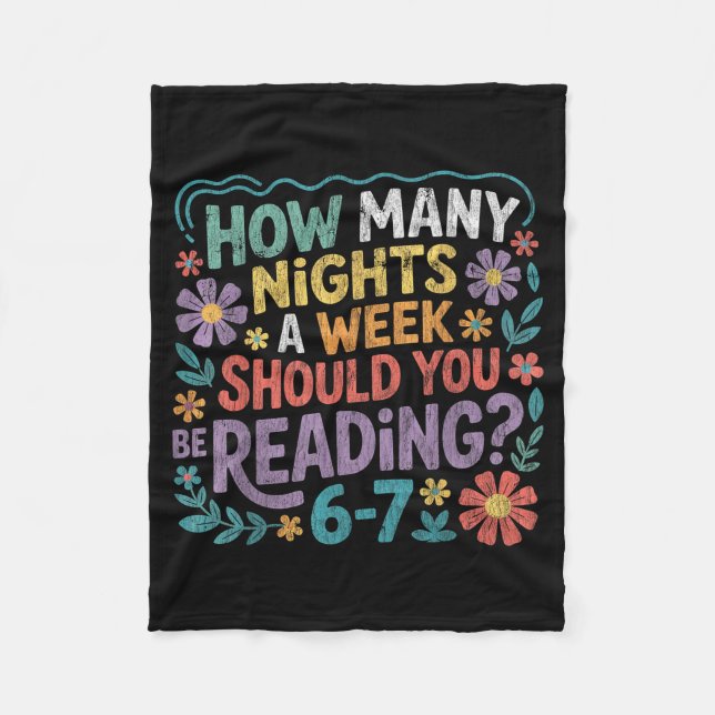 Funny Reading Six Seven Meme Book Lover 67 Teacher Fleecefilt (Framsidan)