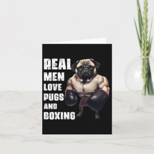 Funny Real Manar Kärlek Pugs och Boxing Fitness Gy Kort