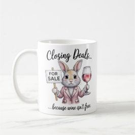 Funny Realtor Mug Closing Deals Gift for Real Esta Kaffemugg