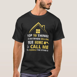Funny Realtor Real Gods Agent Broker T Shirt