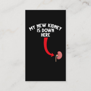 Funny Recipient Kidney Transplant Visitkort