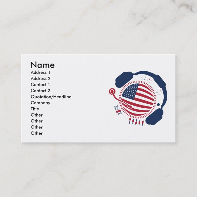 Funny_Record Visitkort (Framsida)