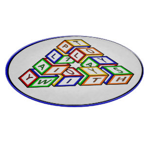 Funny Red Blue Gult Grönt Kid Leksak Blocks