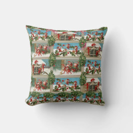 FUNNY RED CHRISTMAS ELVES,HOLLYBERRIES,MISTLETOES KUDDE
