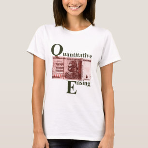 Funny Red Grått Quantitative Easing Zimbabwe T Shirt