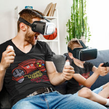 Funny Red Joystick Fars dag Black