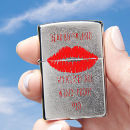 Funny Red Lipstick Kiss Anpassningsbar Quote Boyko