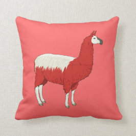 Funny Red Llama Kudde