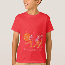 Funny Red Orange Nutcracker Marching Band Boys T T Shirt