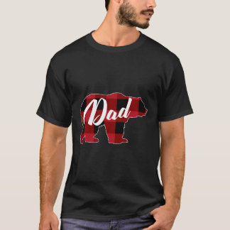 Funny Red Play Buffalo Bear Apparel Pappa Pajama T Shirt
