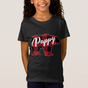 Funny Red Play Buffalo Bear Apparel, Pappy Pajama T Shirt