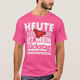 Funny Red Underwear Tur Nyårsafton T Shirt
