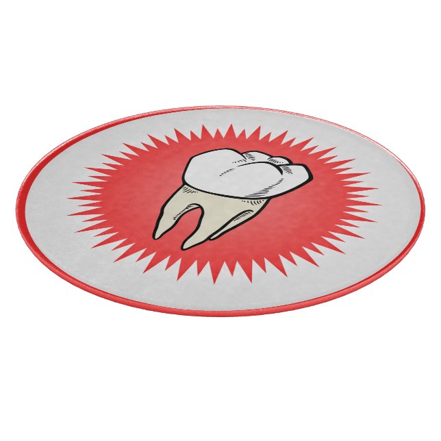 Funny Red White Beige Extract Molar Starburst (Hörn)