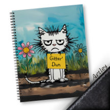 Funny Rednackcat Sarkastic Motivational Journal