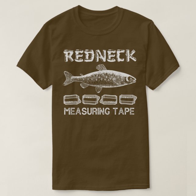 Funny Rednacks fiskbandåtgärd T Shirt (Design framsida)