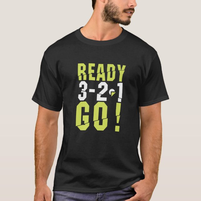 Funny Redo - starta körning för Springer Running C T Shirt (Framsida)