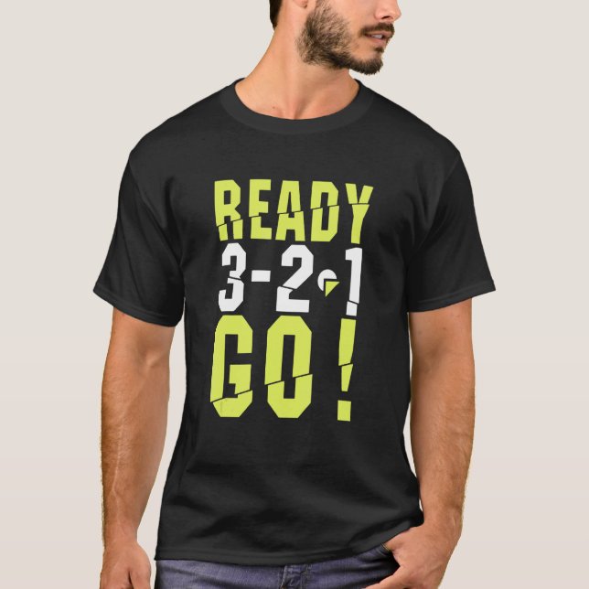 Funny Redo - starta körning för Springer Running C T Shirt (Framsida)