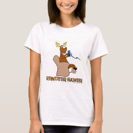 Funny Reindeer Gamer Tröja