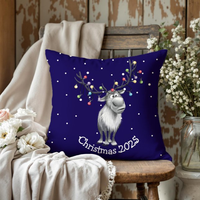 Funny Reindeer Kudde (Skapare uppladdad)