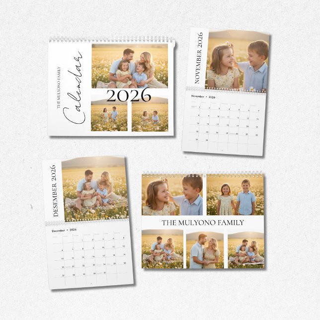 Funny & Relaxed Family Moments 2026 Photo Calendar Kalender (Skapare uppladdad)