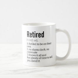 Funny Reless Definition Gift for Pension Gag Kaffemugg