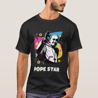 Funny Religiösa Tshirts För manar - Popestar - Lön
