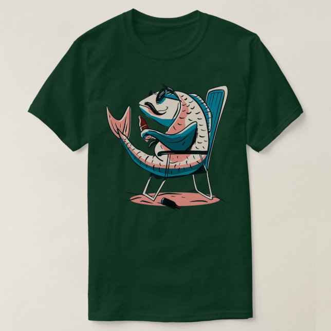 Funny relxs Shark T Shirt (Design framsida)