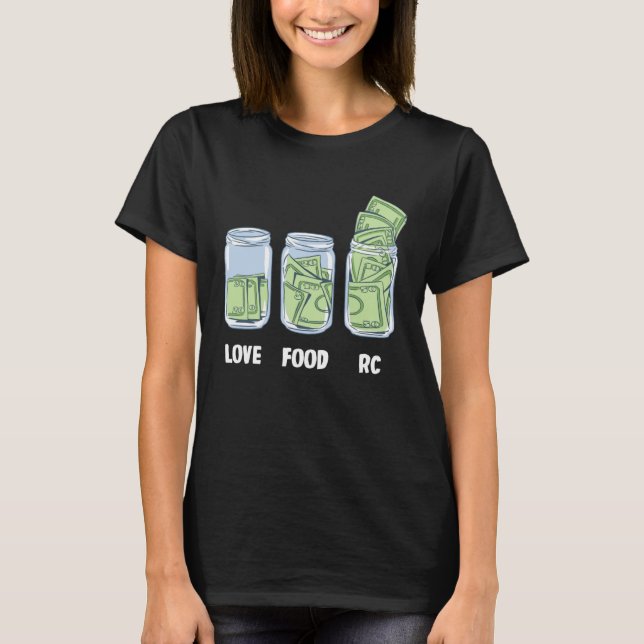 Funny remote Control Money Bank T Shirt (Framsida)