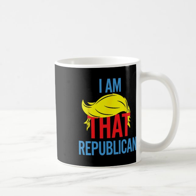 Funny Republican Conservative Quote I Am That Repu Kaffemugg (Höger)