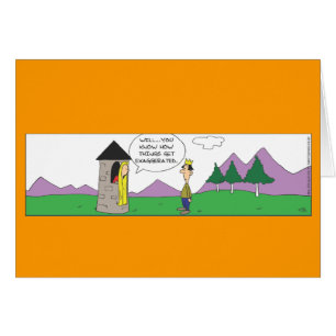 Funny Repunzel Kort Torn-kort