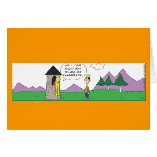 Funny Repunzel Kort Torn-kort
