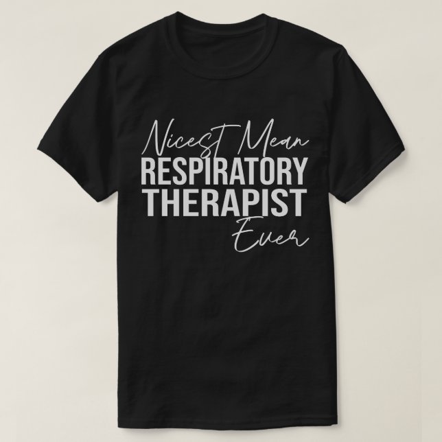 Funny respiratorisk terapi Life Humor Nurse-citat T Shirt (Design framsida)