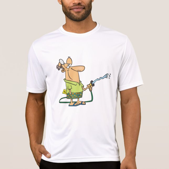 Funny Retired Doctor Gardening Garden Hose T Shirt (Framsida)