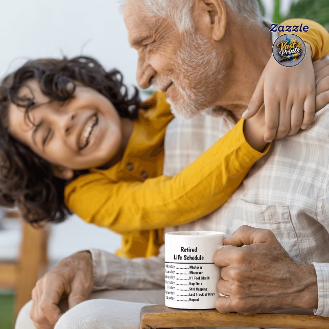 Funny Retirement Mug - Retired Life Schedule Mugg (Funny Retirement Mug - Retired Life Schedule
)