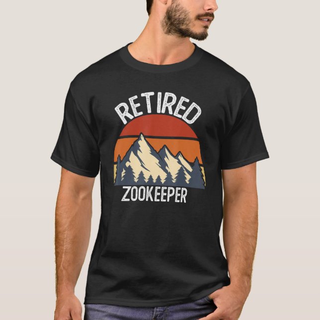 Funny Retirement Shirts for Women 2023 Retired zoo T Shirt (Framsida)