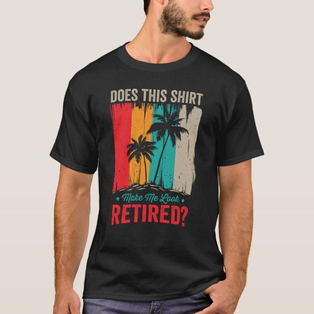 Funny retirement t-shirt (Framsida)