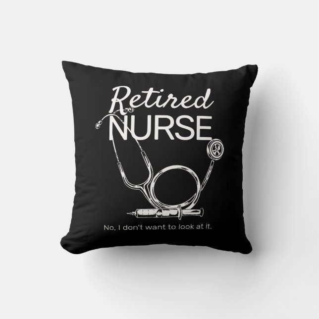 Funny Retiring Nurse Pension Nursing Kudde (Framsida)