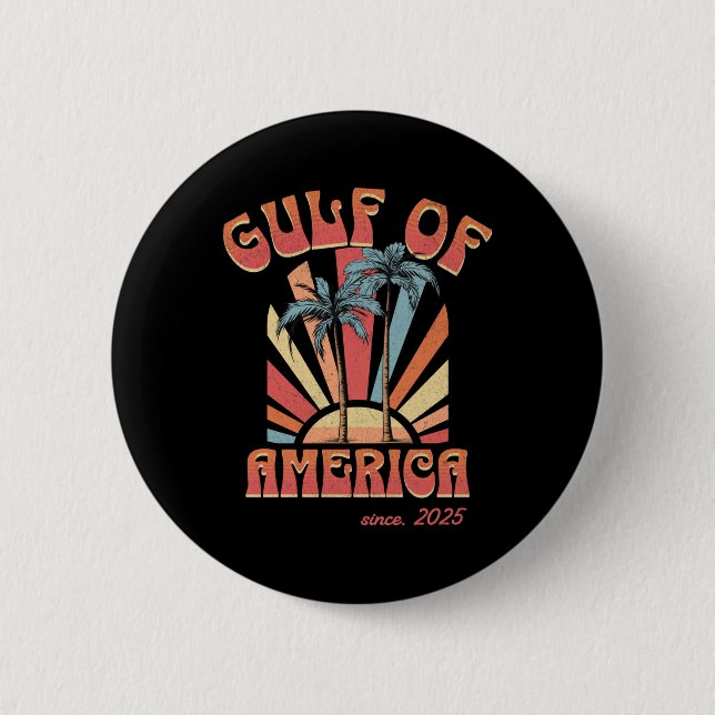Funny Retro 2025 Grunge Design, Bukt i USA Knapp (Framsida)