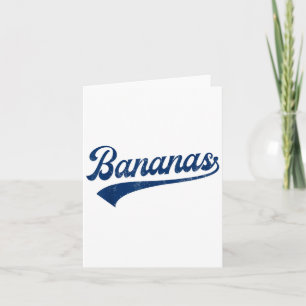 Funny Retro Bananas Shirts Cute Banana Gifts Yello Kort