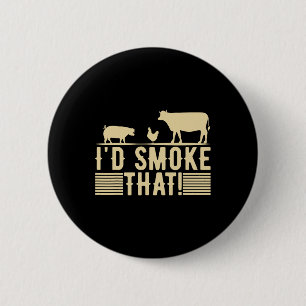 Funny Retro Bbq Party Smoker Chef Pappa Gift I'd S Knapp