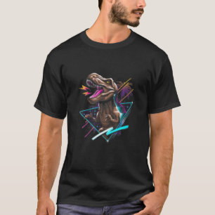 Funny Retro Dinosaur - Underbar Dino/Rex Trex Älsk T Shirt
