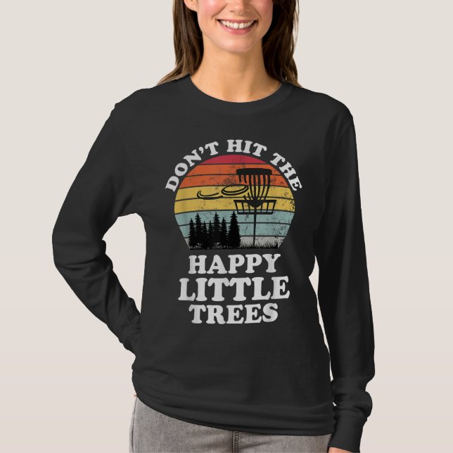 Funny Retro Disk Golf Frisbee Golfing Player Sport T Shirt (Framsida)
