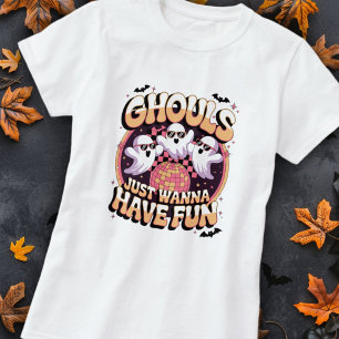 Funny Retro Ghost Halloween Pun T Shirt