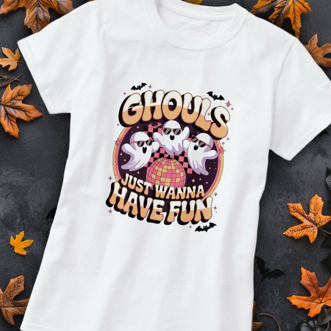 Funny Retro Ghost Halloween Pun T Shirt (Skapare uppladdad)
