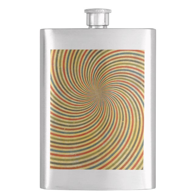 Funny Retro Grunge Swirl + din idé Fickplunta (Framsidan)