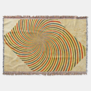 Funny Retro Grunge Swirl + din idé Filt