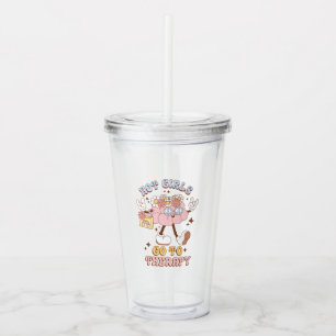 Funny Retro Hett Girls går till terapi Take Away Mugg