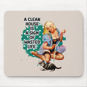 Funny Retro Housefru Humor Pin-up Art Musmatta